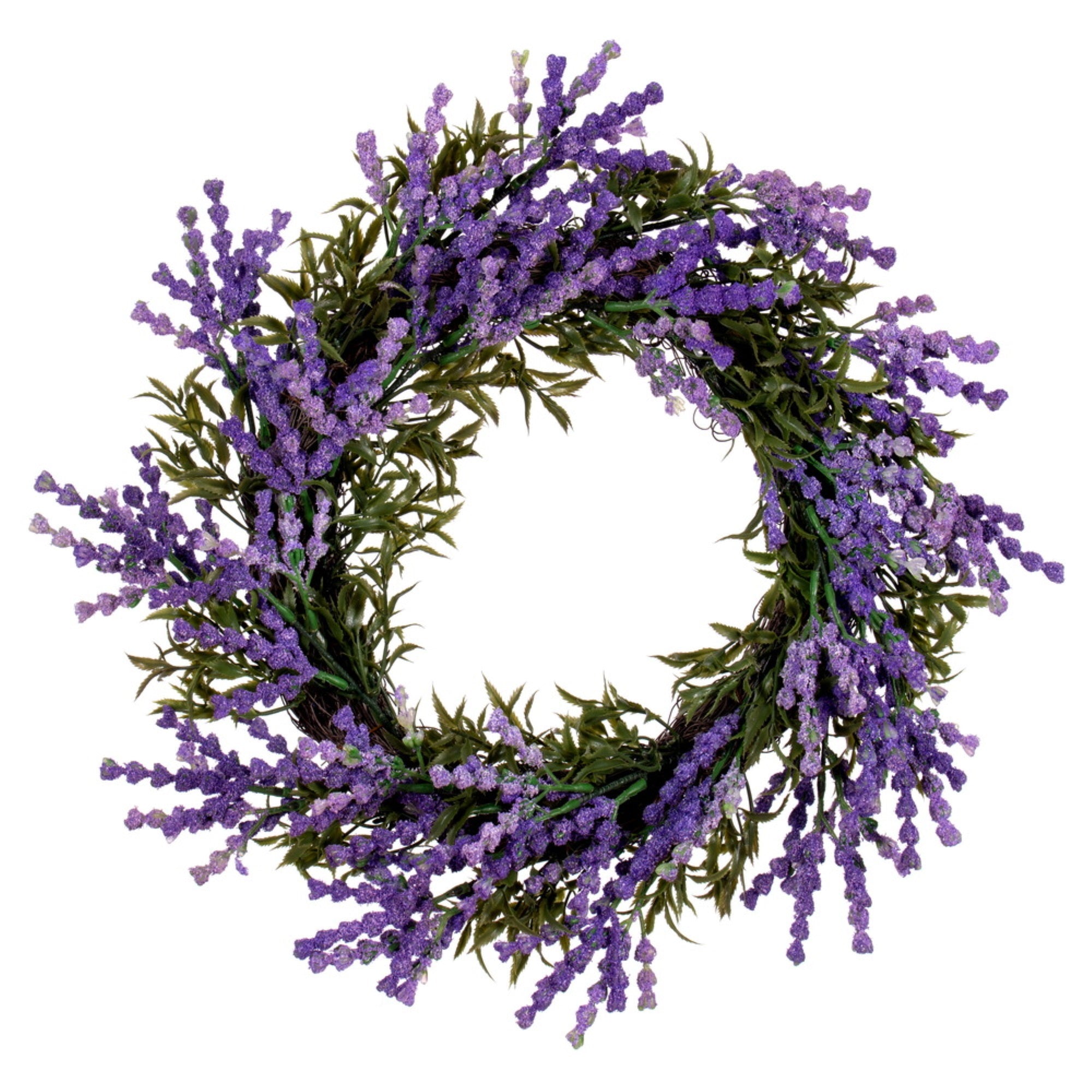 16″ Purple Lavender Wreath