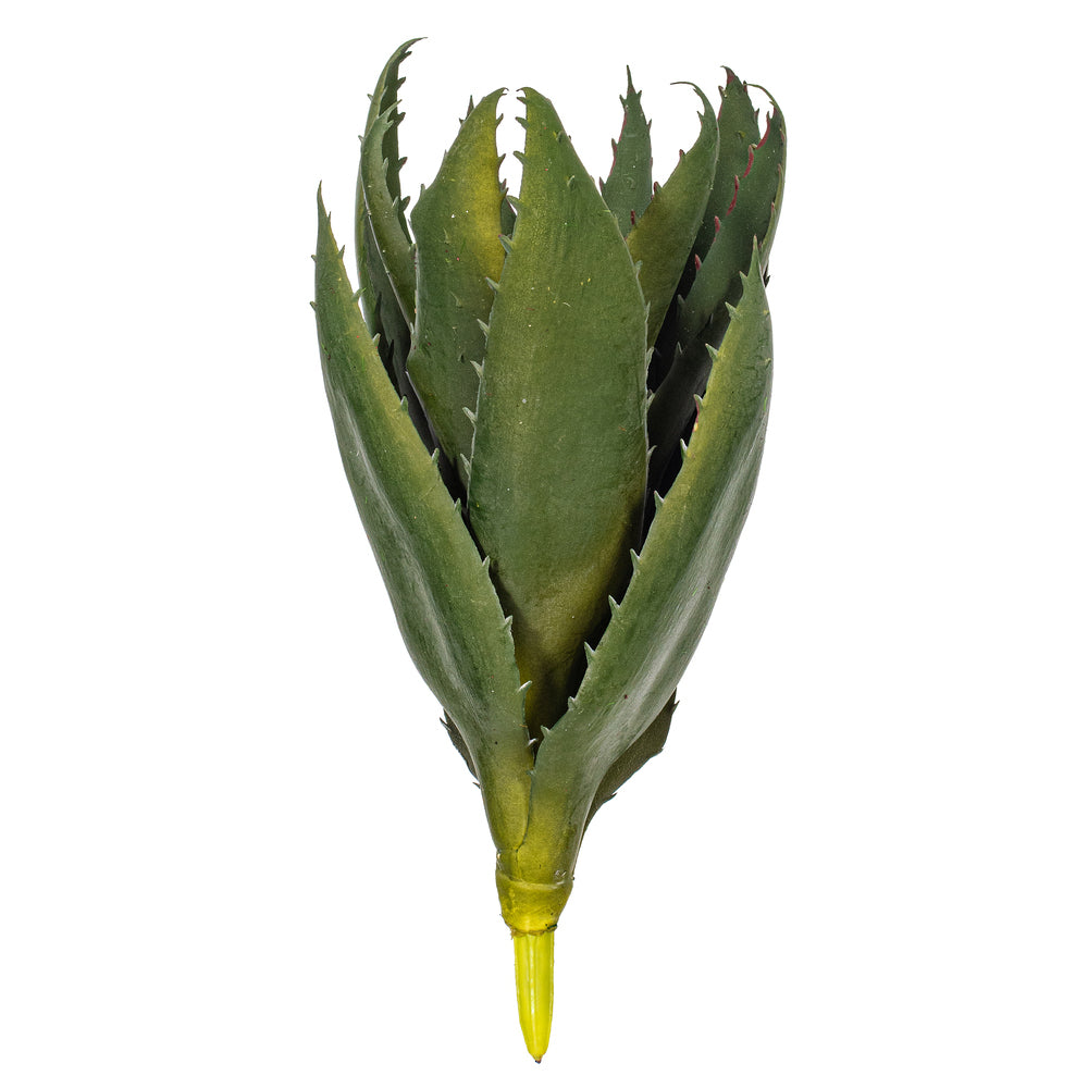 9” Artificial Green Aloe Stem 3/Asst