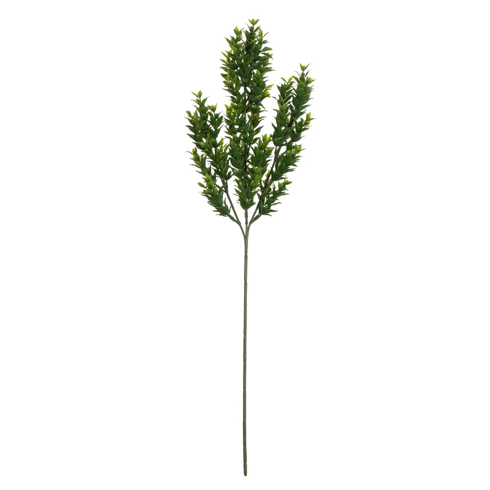 Vickerman 25.5” Green Mini Leaf Bush 4/Pk UV Coat - FF181001
