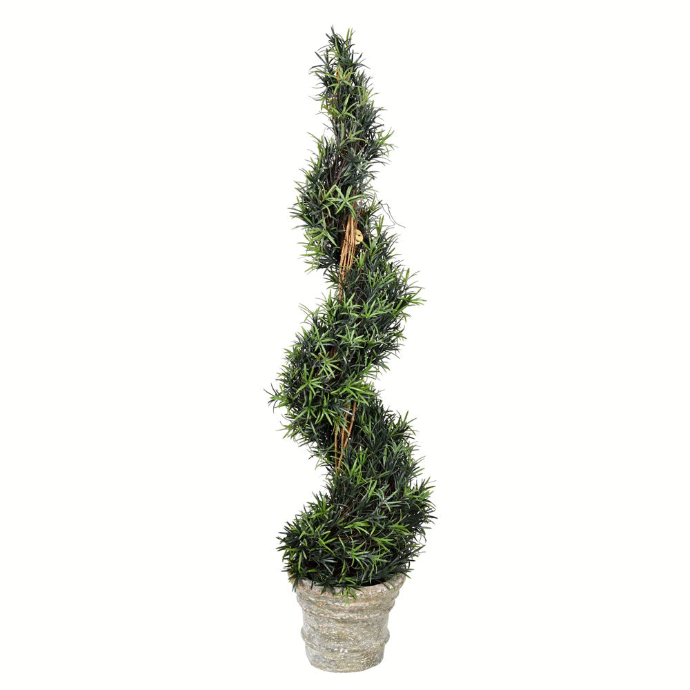 Vickerman 54” Potted Rosemary Spiral - FG190254