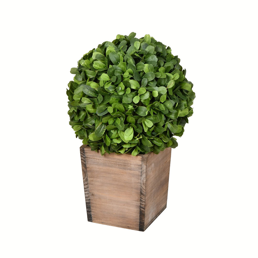 Vickerman 16” Potted Boxwood Ball - FG191316