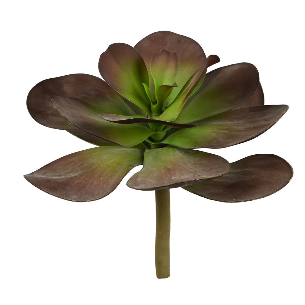 Vickerman 12” Green/Purple Succulent Stem - FH180501