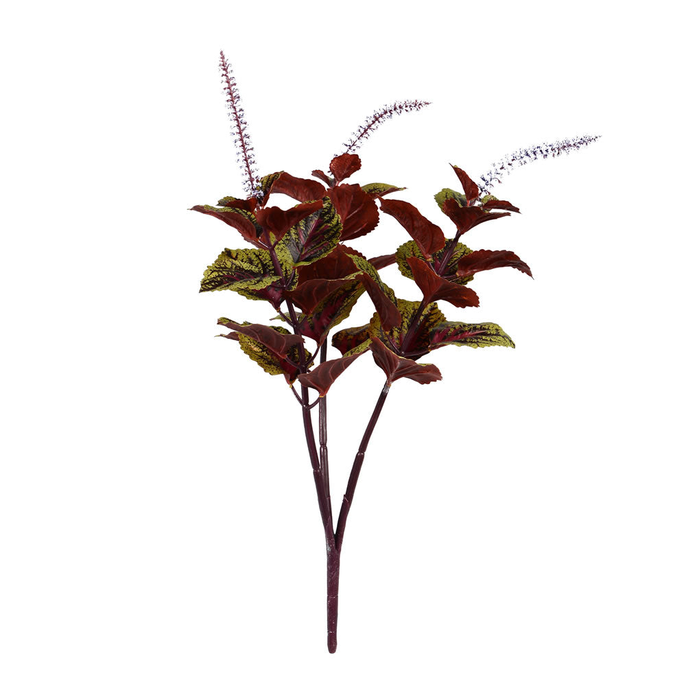 Vickerman 15” Green/Purple Perilla Stem 3/Pk - FH182301
