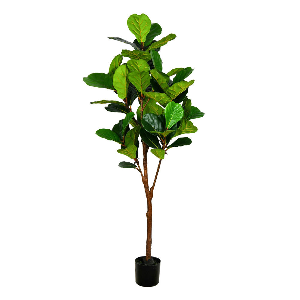 Vickerman 6' Green Potted Fiddle Tree - FH190160