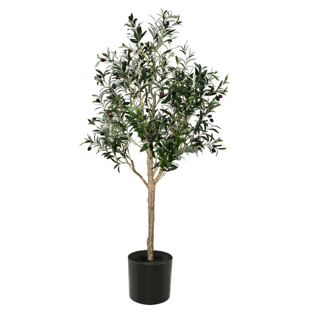 Vickerman 5' Green Potted Olive Tree - FH190350