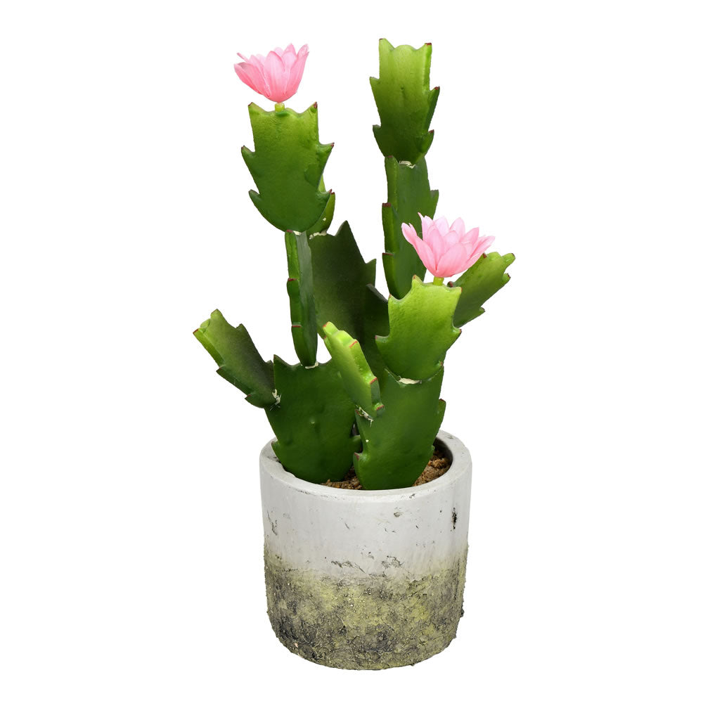 Vickerman 11” Green Potted Cactus - FH192401