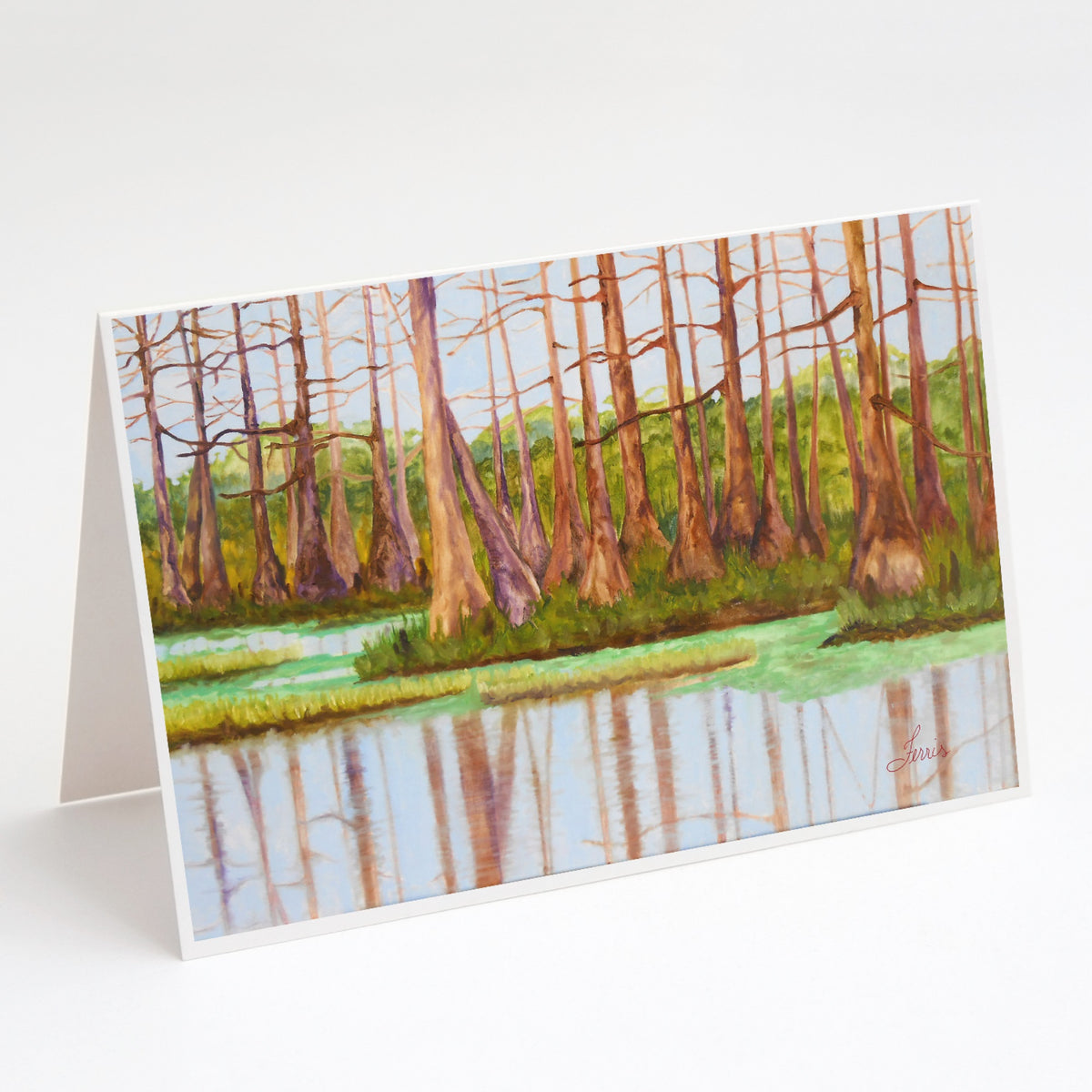 Bayou By Ferris Hotard Greeting Cards And Envelopes Pack Of 8