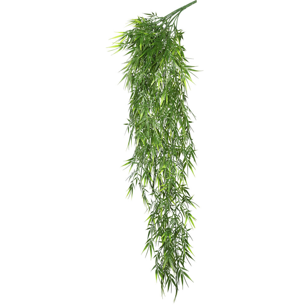 Vickerman 33” Mini Plastic Bamboo Leaf Bush 2/pk - FI170701-2