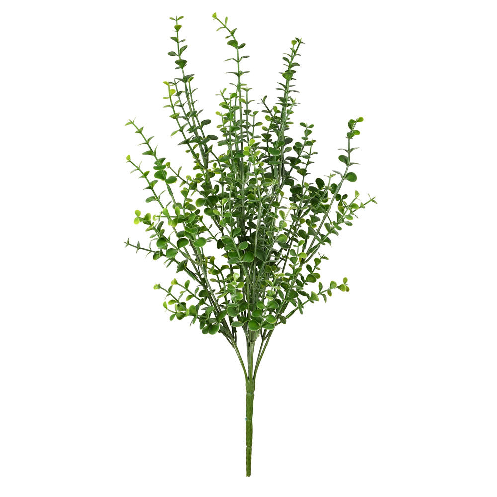 Vickerman 20” Green Mini Jade Leaf Bush 4/Pk UV - FI180301
