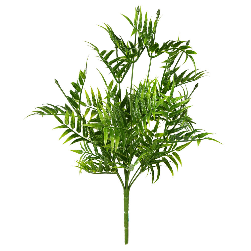 Vickerman 19” Green Bamboo Leaf Bush 4/Pk UV - FI180701