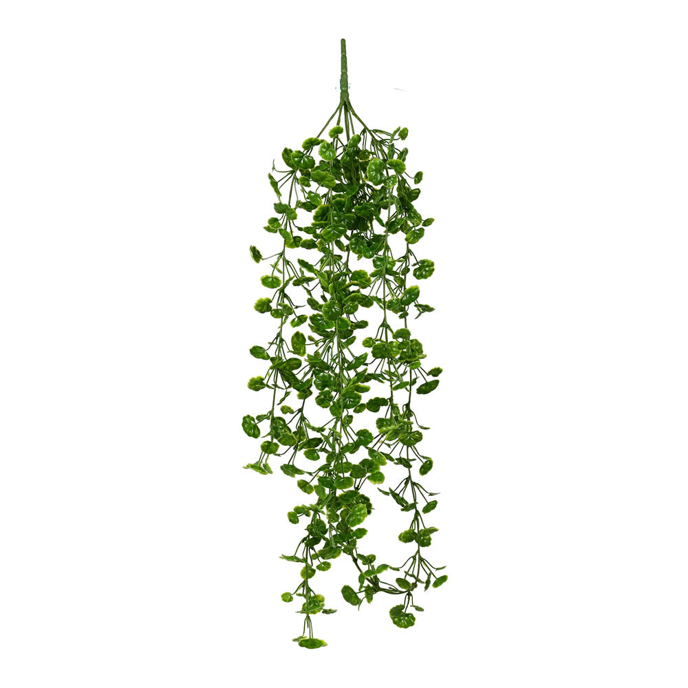 Vickerman 34” Grn Begonia Leaf Hngng Bush 3/Pk UV - FI180901