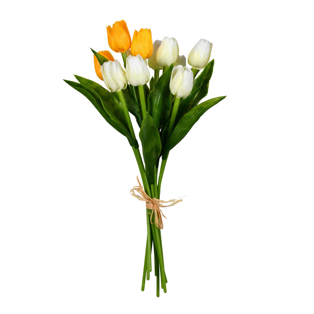 Vickerman 14” Cream Tulip Bundle 2/pk - FI190301
