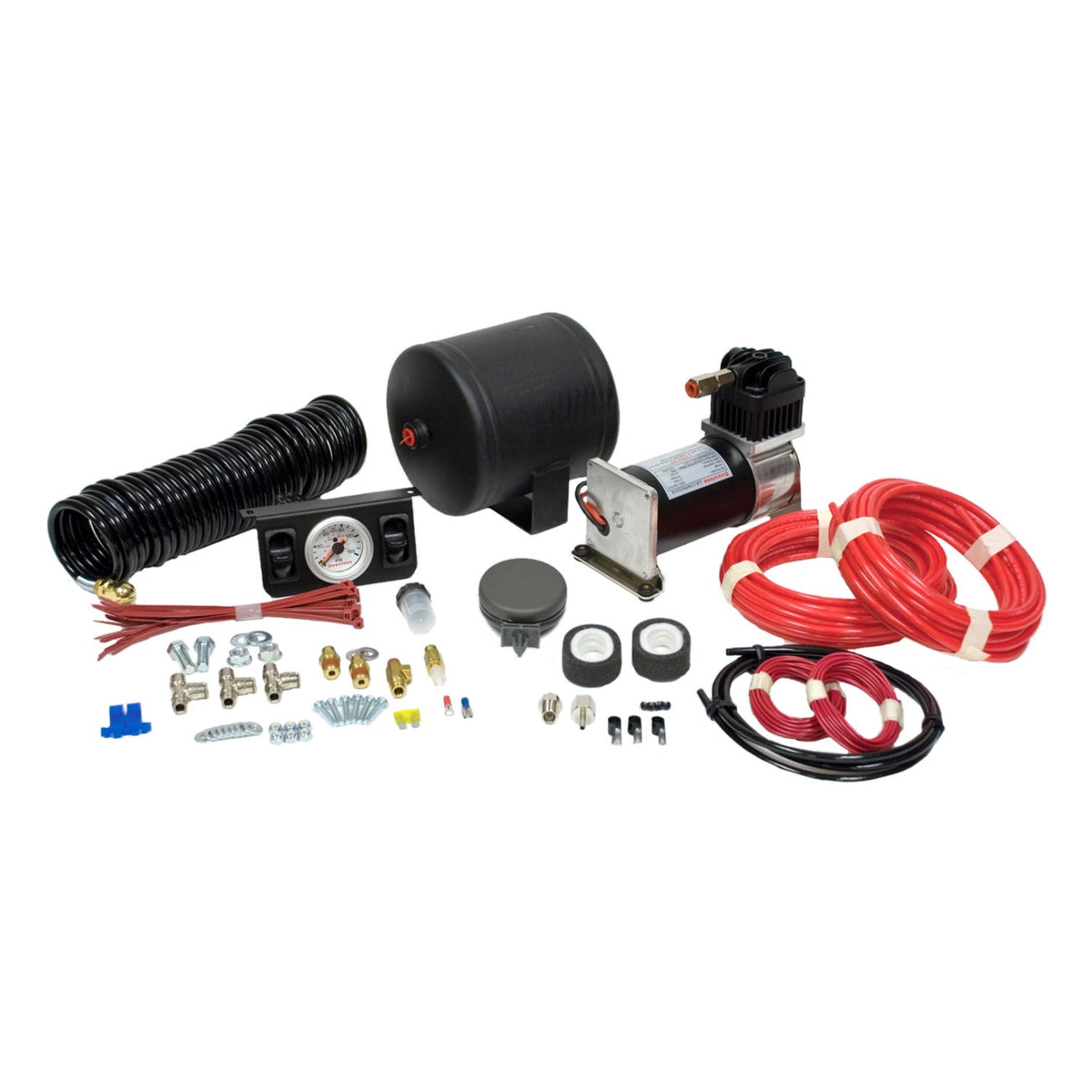 Firestone ( 2168 Air-Rite Air Command Ii Heavy Duty Air Compressor Kit W/Dual Pneumatic Gauge (Wr17602168)