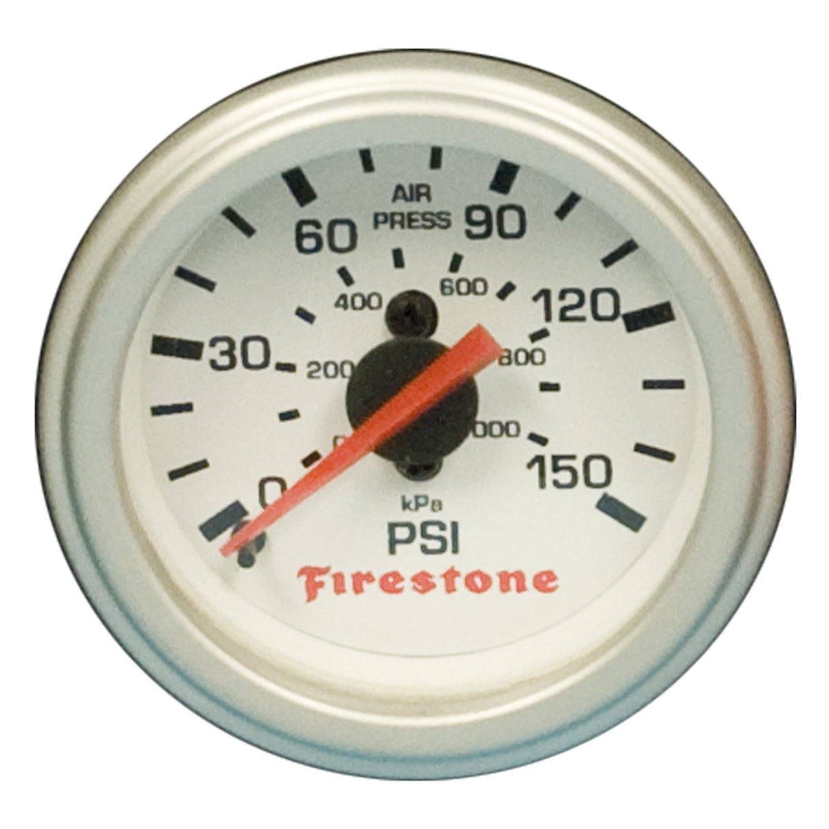Firestone Replacement Single Pressure Gauge - White Face (For Pn 2225/2229 / 2196) (Wr17609181)