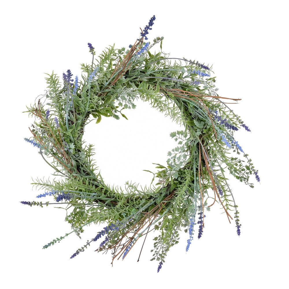 Vickerman 21” Lavender Wreath - FJ190121
