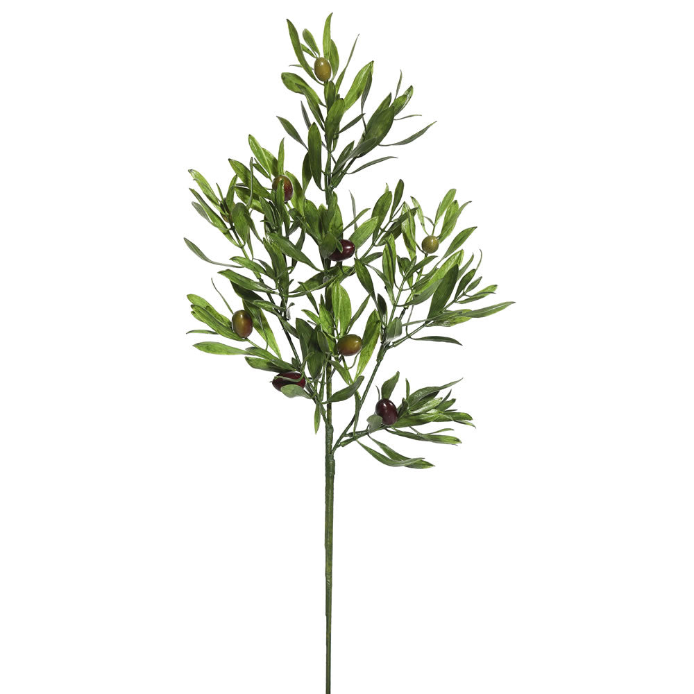 Vickerman 26” Green Olive Leaf Spray 3/pk - FK170802-3