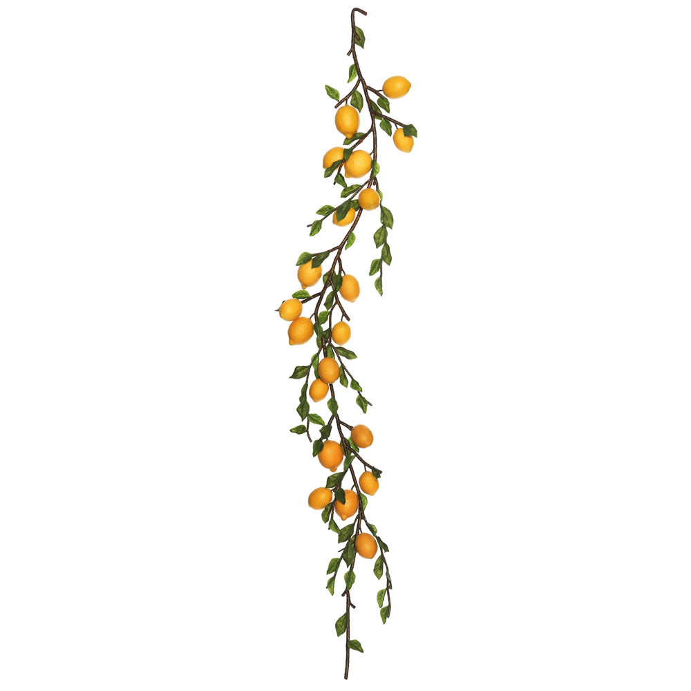 Vickerman 5' Green/Yellow Lemon Garland - FK171701