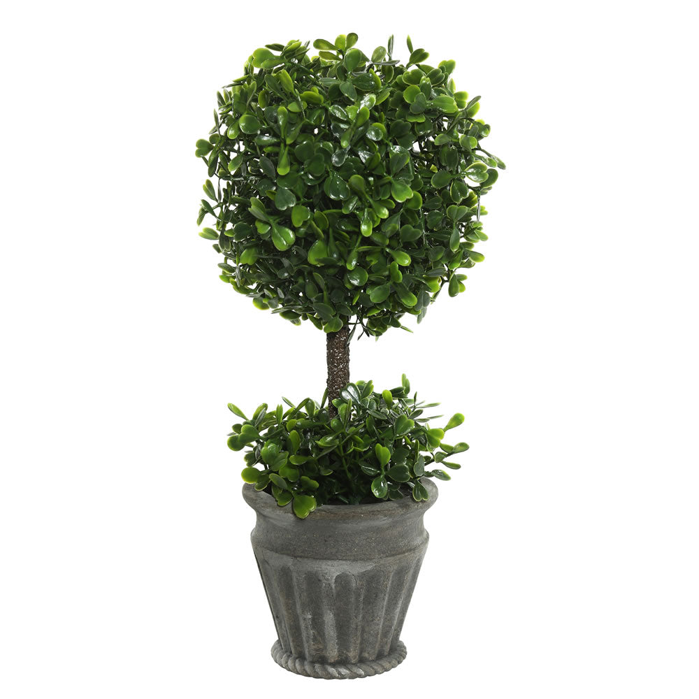 Vickerman 13″ Boxwood Topiary In Container - FK172601