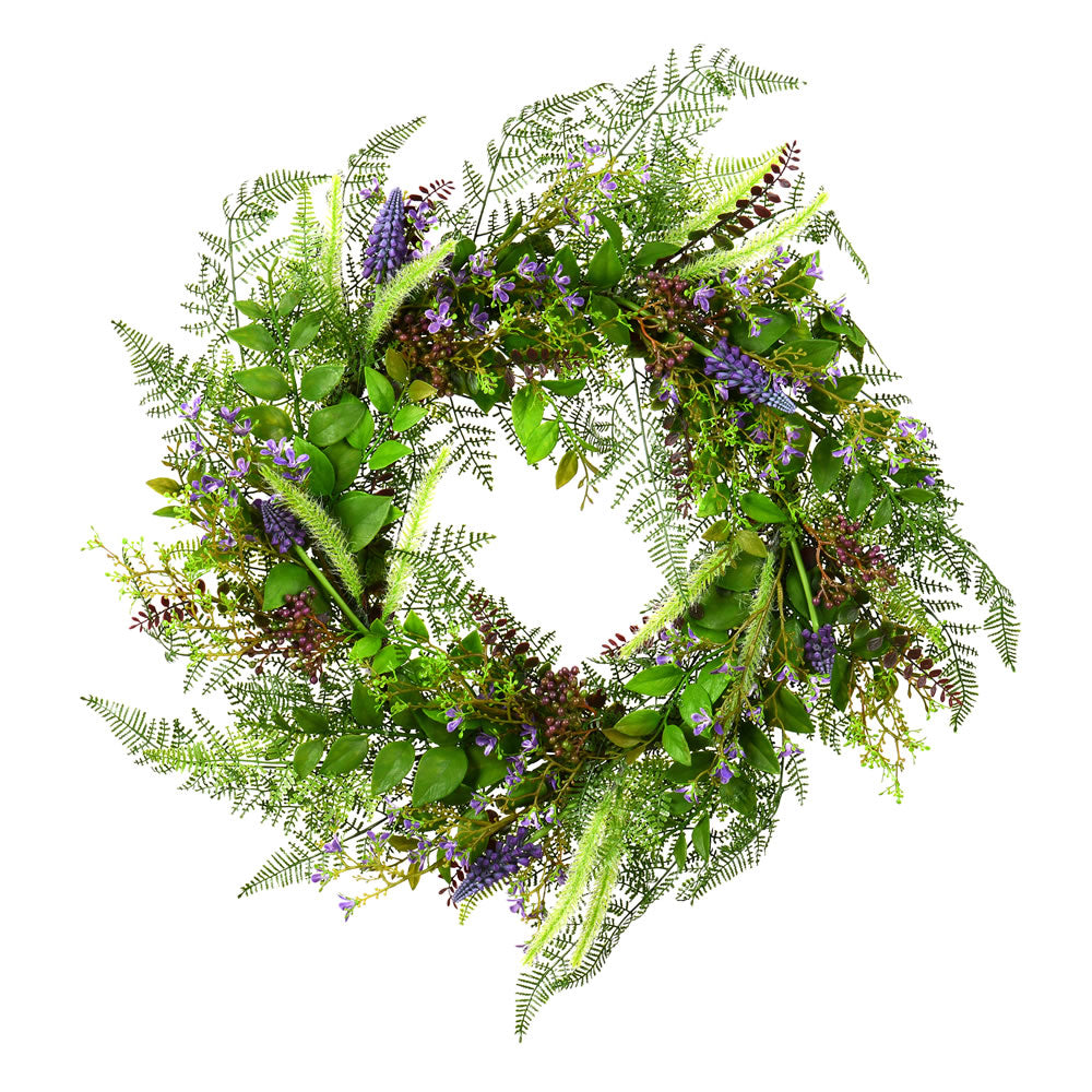Vickerman 24” Green Maytime Wreath - FK180124
