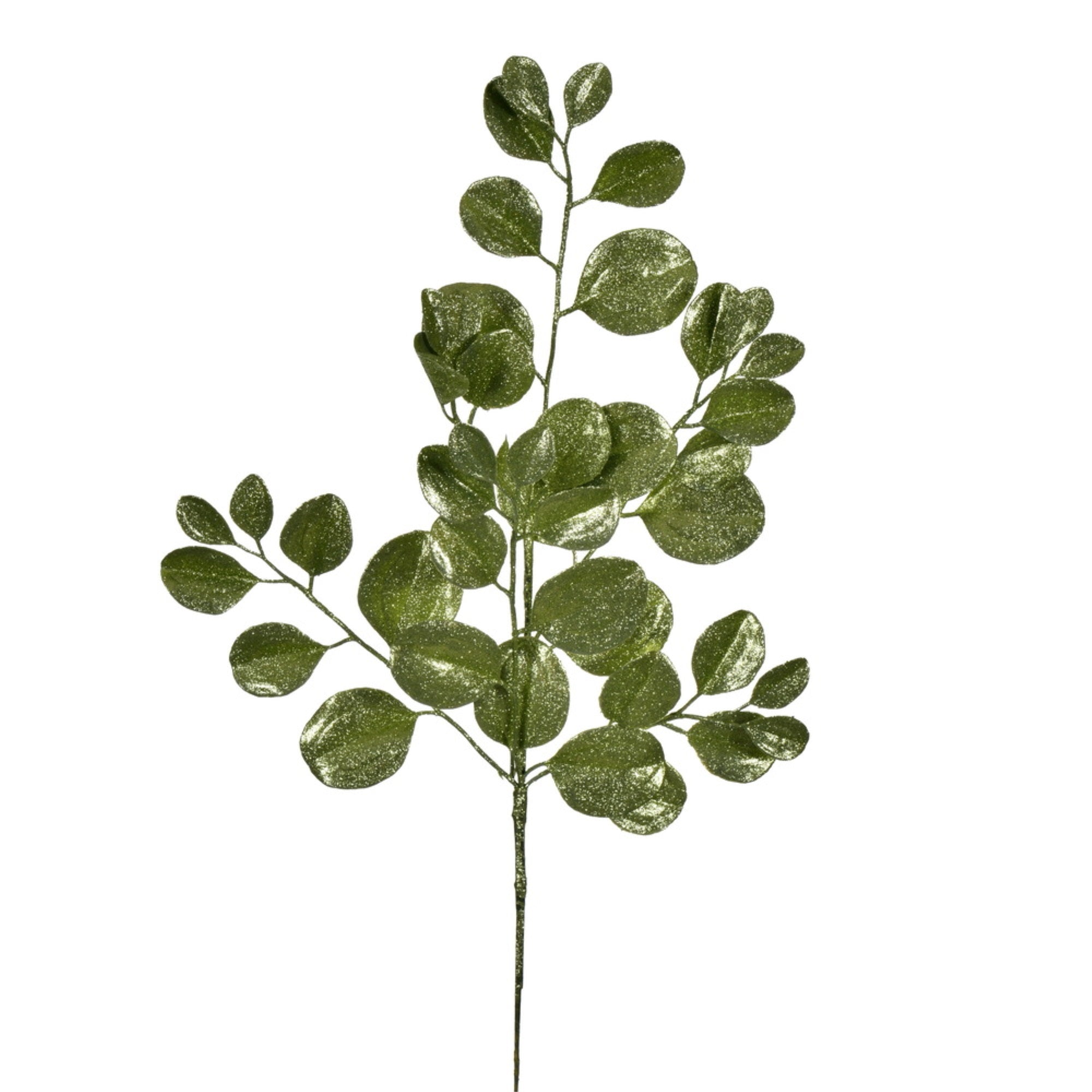 Vickerman 25” Lime Artificial Dogwood Glitter Spray 3 per bag.