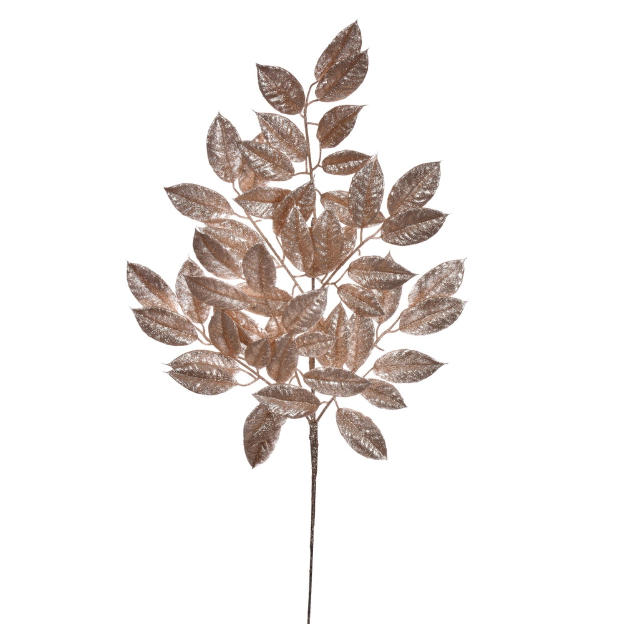 Vickerman 31”  Latte Artificial Gardenia Glitter Spray, 2 per bag.