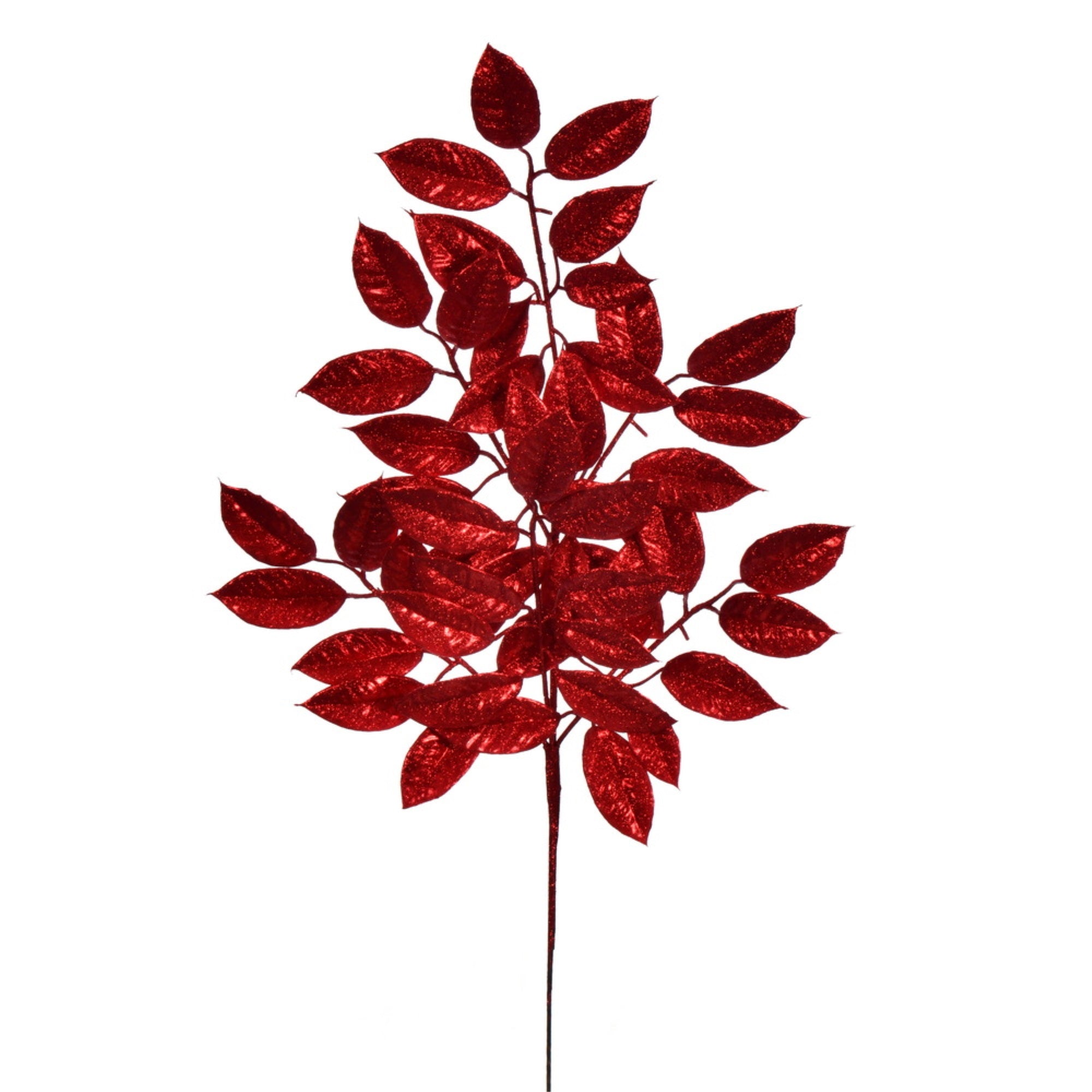 Vickerman 31” Red Artificial Gardenia Glitter Spray 2 per bag.