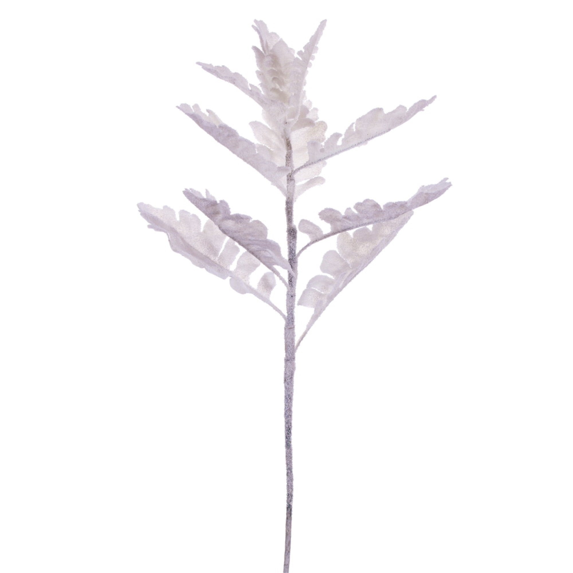 Vickerman 19” White Artificial Dusty Miller Snowy Spray 3 per bag.
