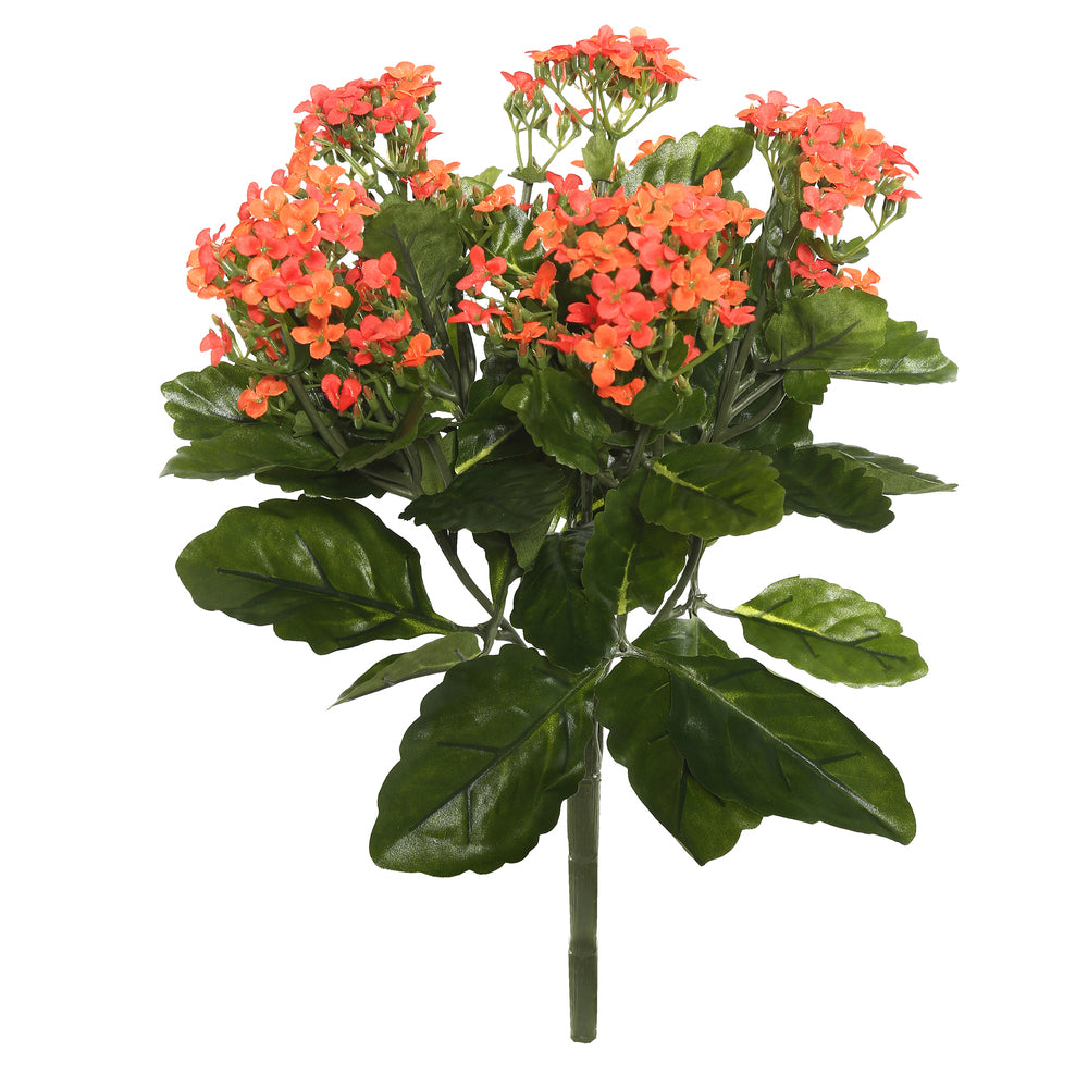 Vickerman 17.25″ Orange Kalanchoe Bush - FL170102