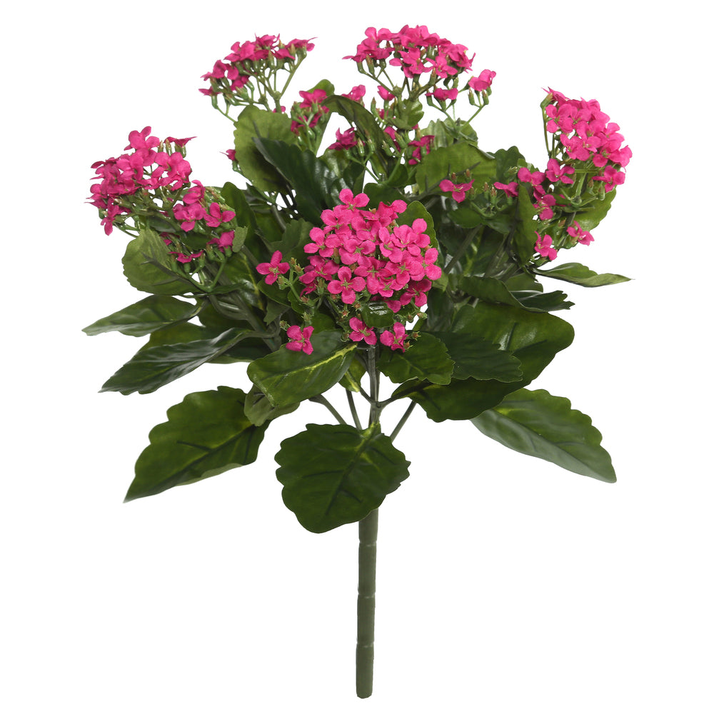 Vickerman 17.25″ Hot Pink Kalanchoe Bush - FL170104
