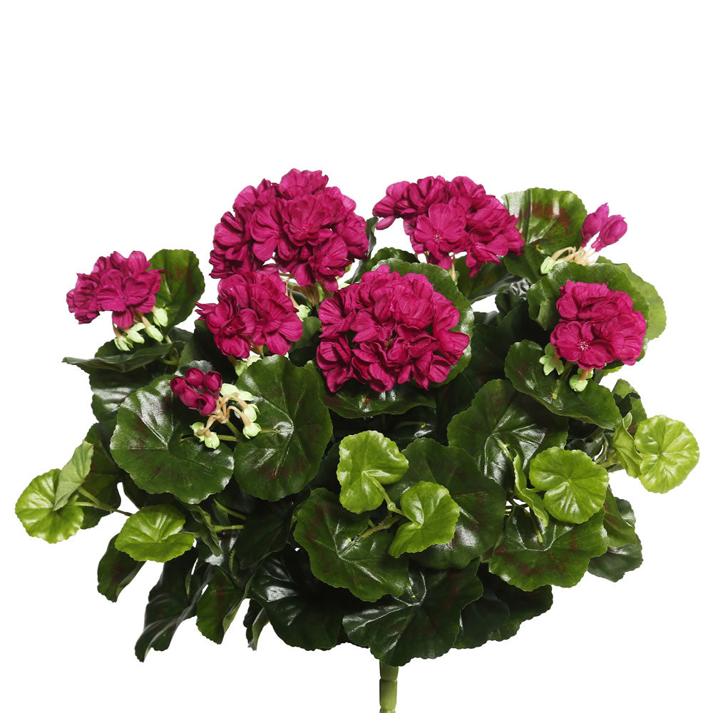 Vickerman 17.5″ Purple Geranium Bush - FL170401