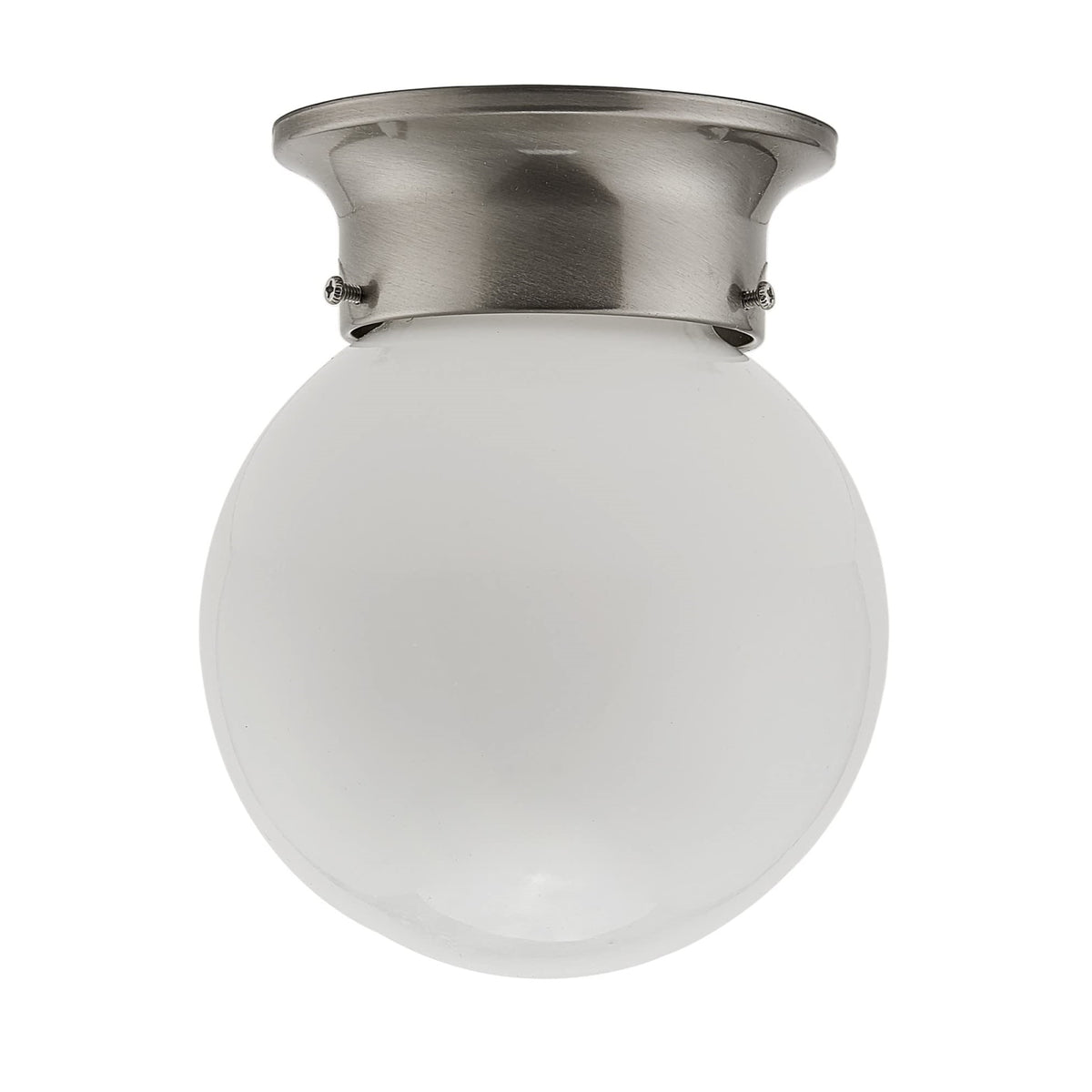 Miseno 6 In. 60W Flush Mount Ceiling Fixture In Brushed Nickel
