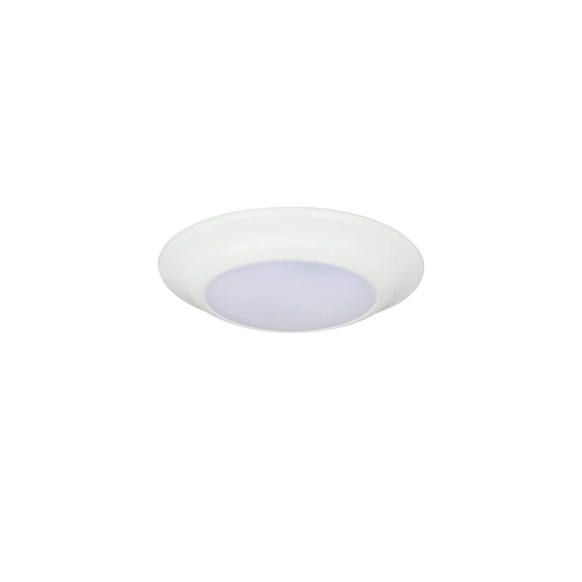 6 In. Color Selectable Led Ceiling Disk Light In White (15W) - 2700K/3000K/5000K