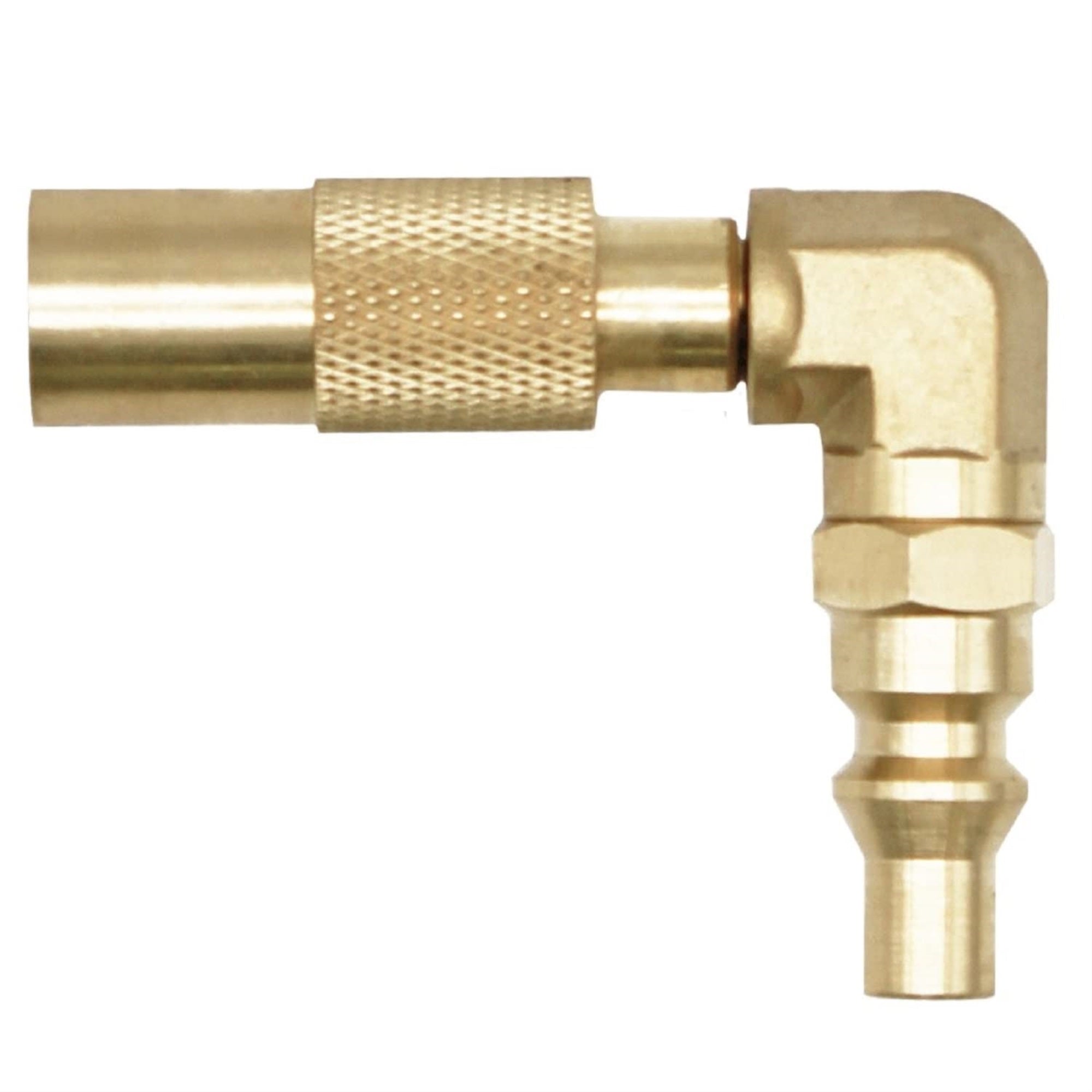 Flame King Propane Rv Quick Connect Elbow Adapter For 17' Or 22' Blackstone Or Flame King Griddle