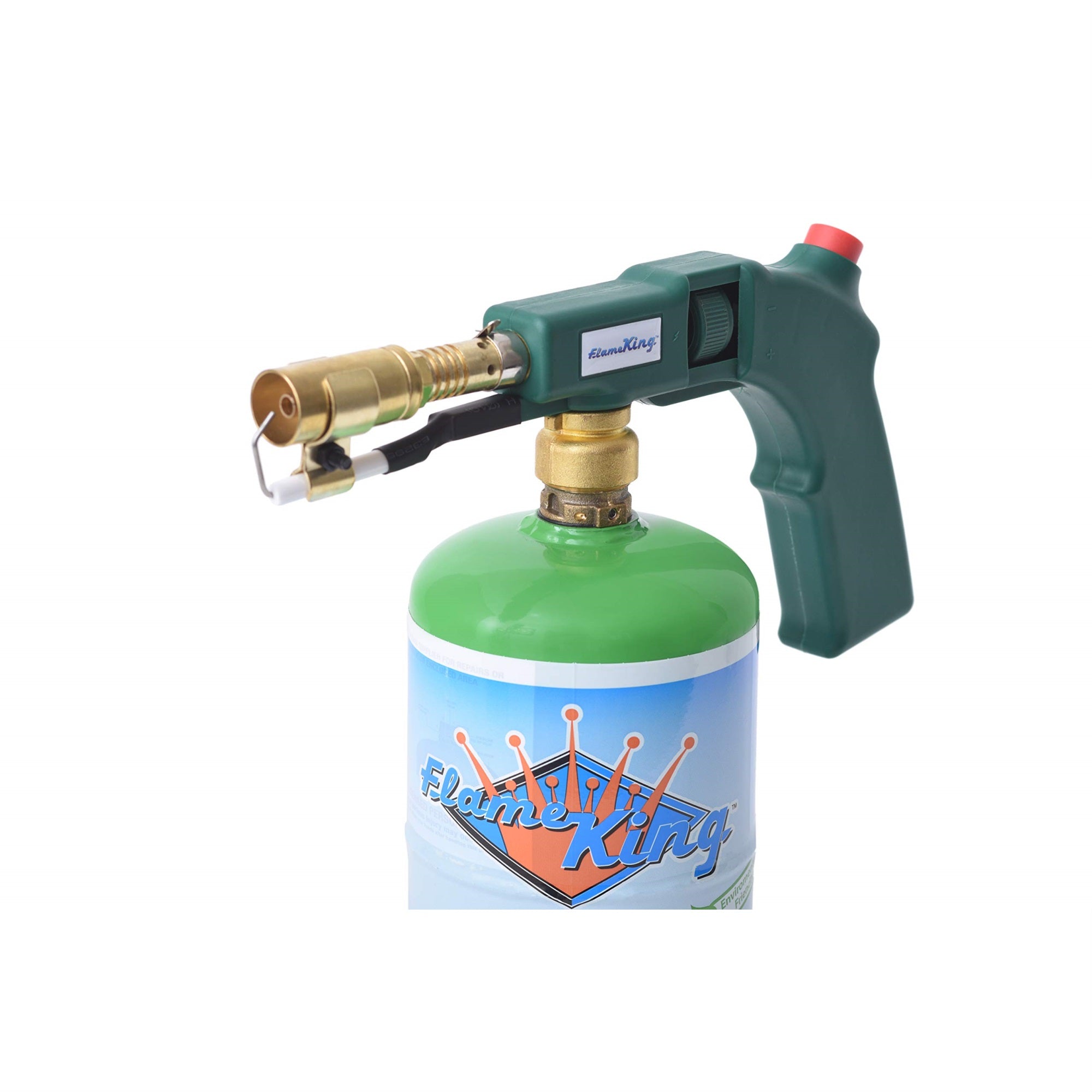 Flame King Propane & Mapp Gas Blow Torch 27,000 Btu W/ Self-Igniter For Searing, Soldering And As Fire Starter