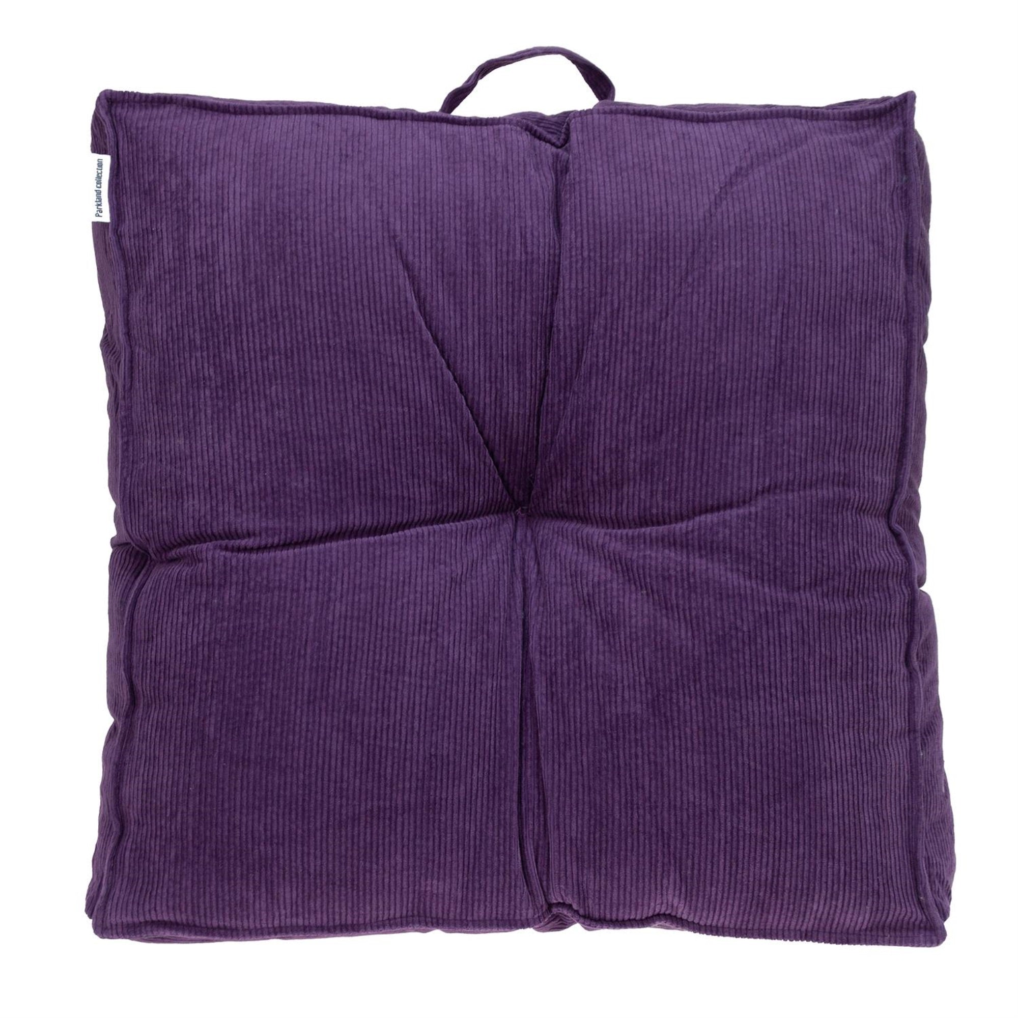 Parkland Collection Alena Transitional Purple Floor Pillow