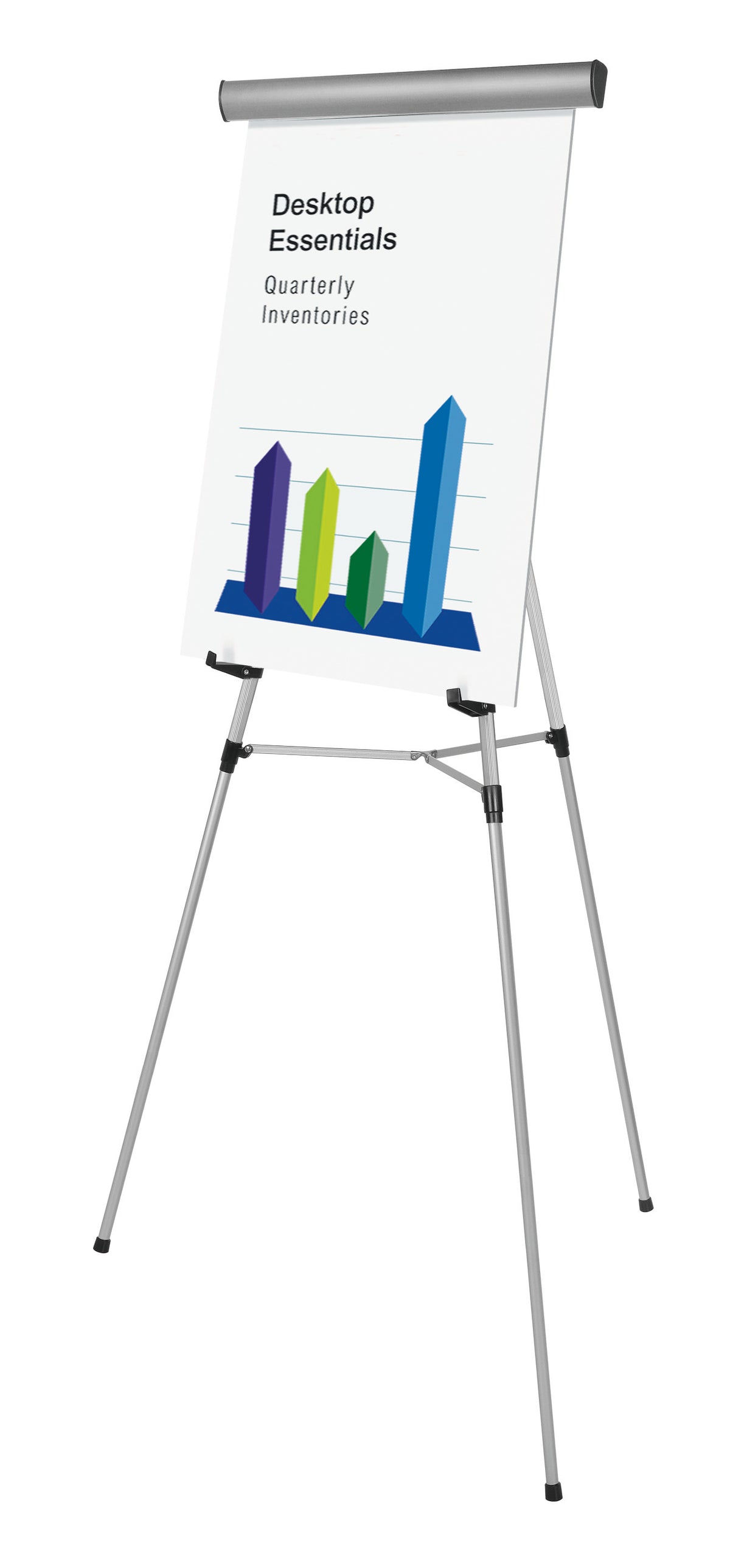 3-Leg Lightweight Telescoping Display Easel, Silver