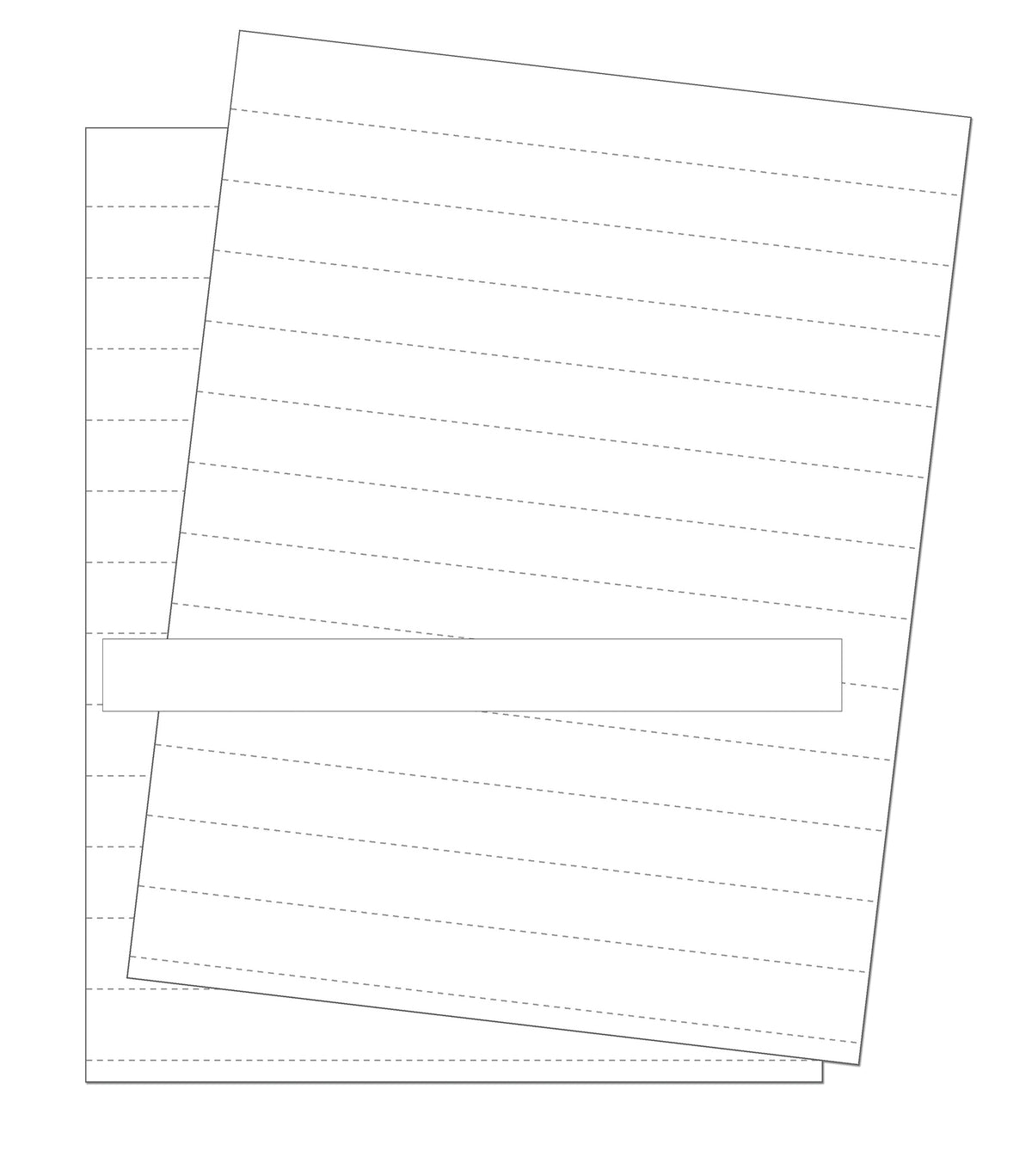 Data Card Replacement Inserts, White, Accessories, 8.5 X 11 Sheet, Perforated Every 1, 10 Sheets