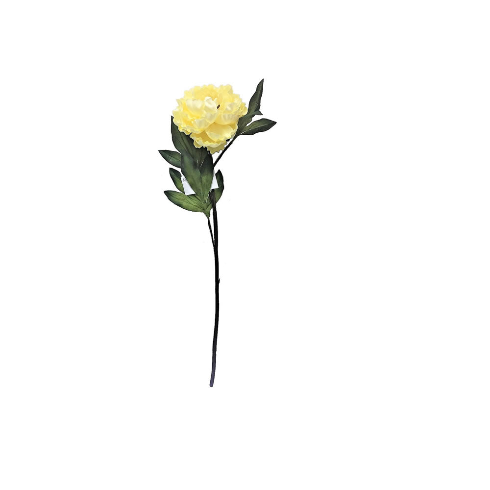 Vickerman 25” Yellow Peony Stem 3/Pk - FM181801