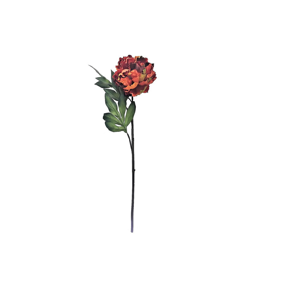 Vickerman 25” Orange Peony Stem 3/Pk - FM181803