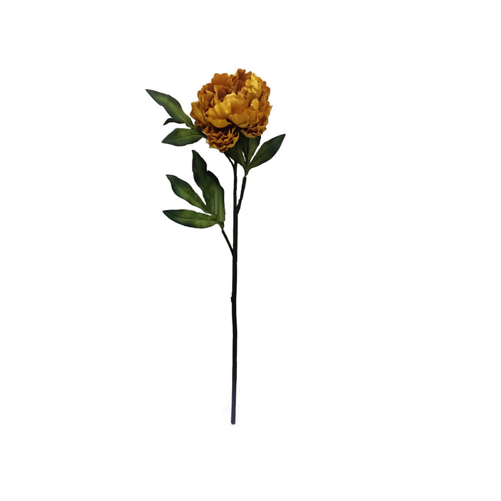 Vickerman 25” Mustard Peony Stem 3/Pk - FM181804