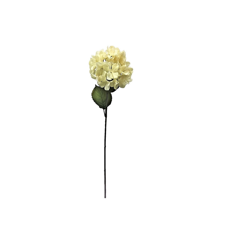 Vickerman 27” Cream Hydrangea Stem 3/Pk - FM181904