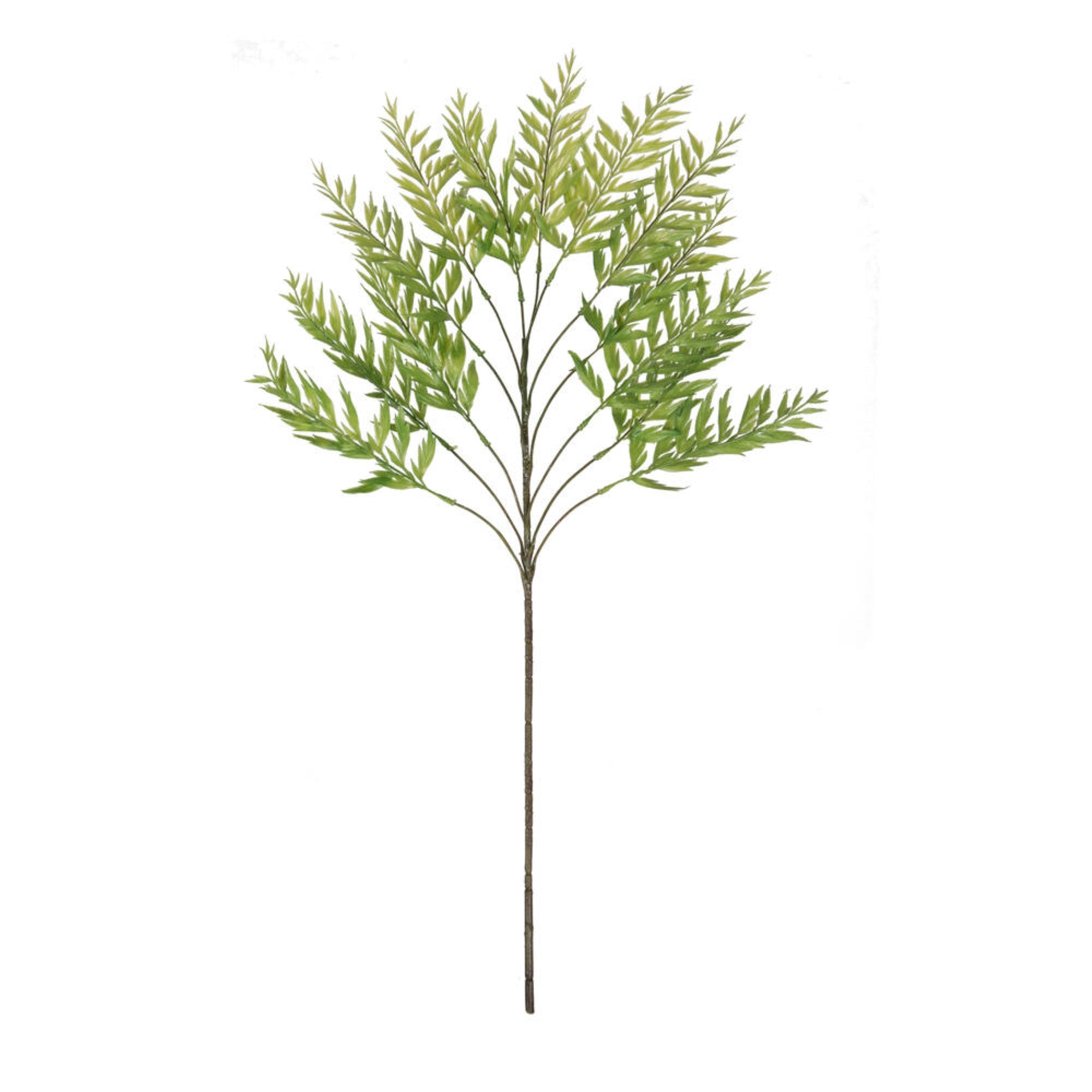 34” Green Tropical Fern Spray 2/bag