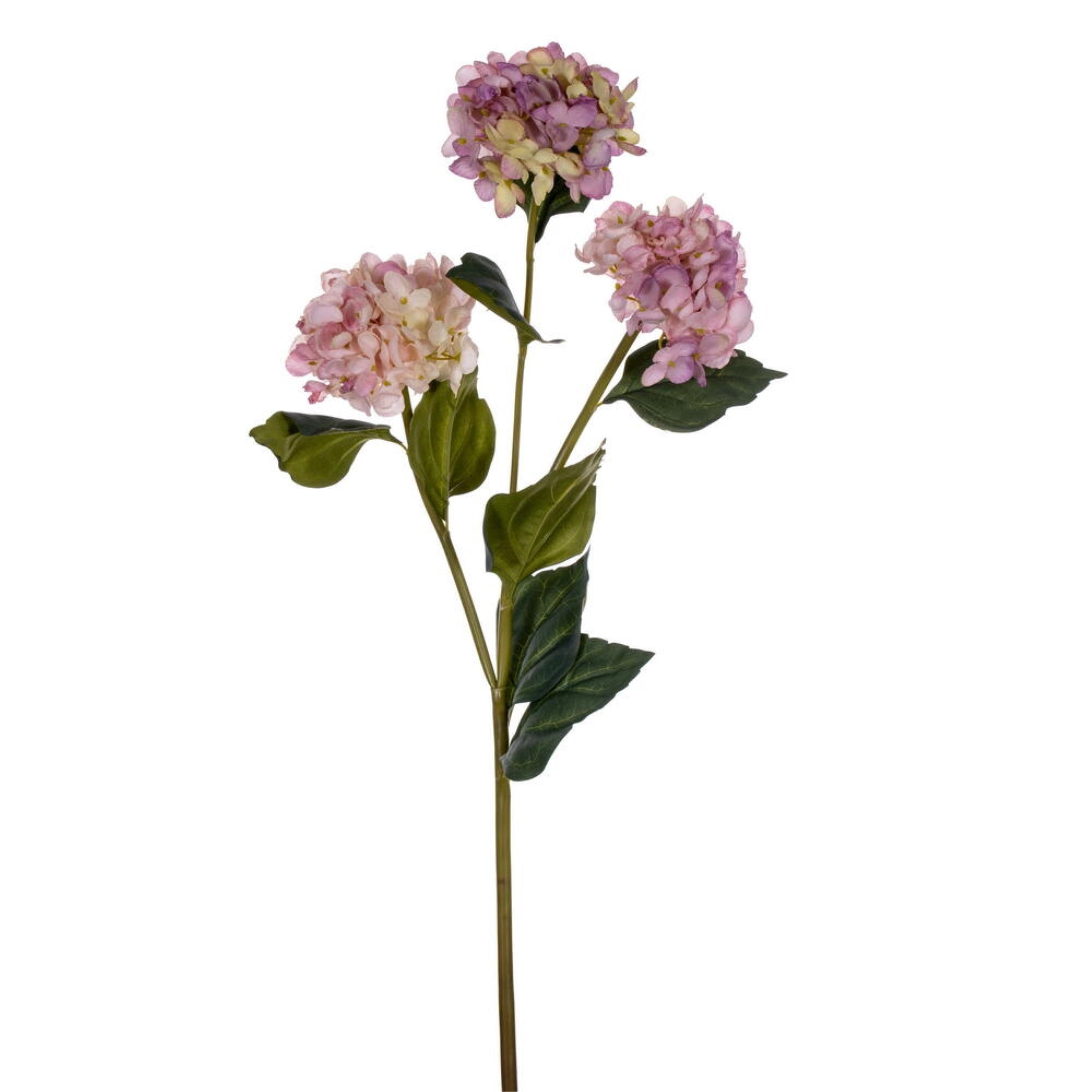 Vickerman 33” Lavender Artificial Hydrangea Spray with Three Flower Heads 2 per bag.