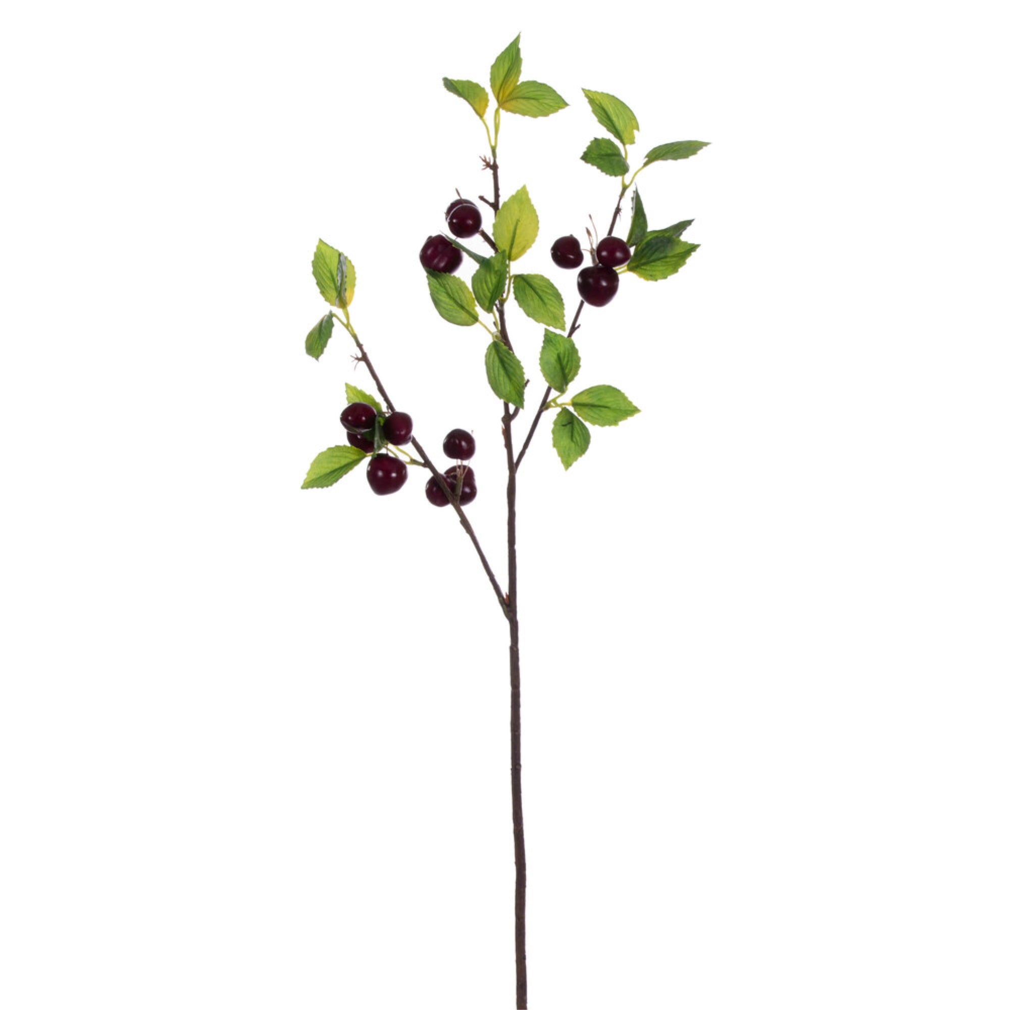 Vickerman 26” Artificial Black Cherry Spray 2 per bag.