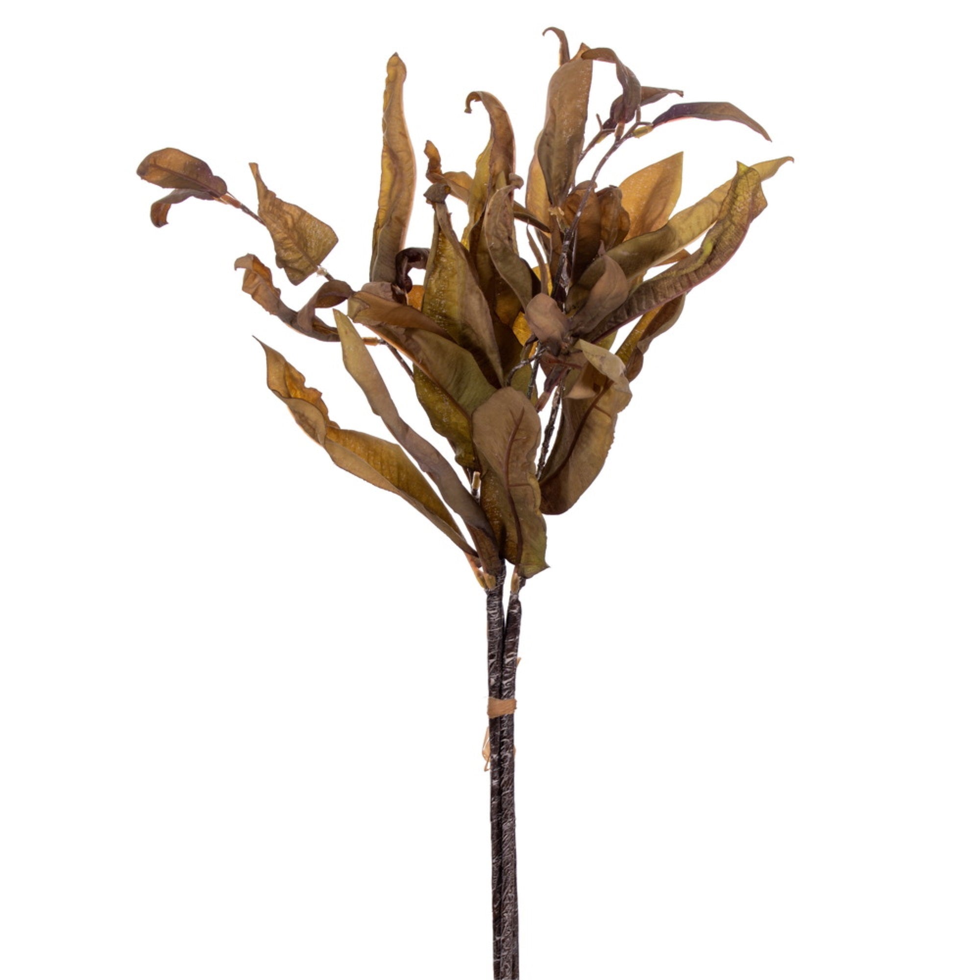 Vickerman 20” Light Green Artificial Dried Leaves Bundle 2 per bundle.