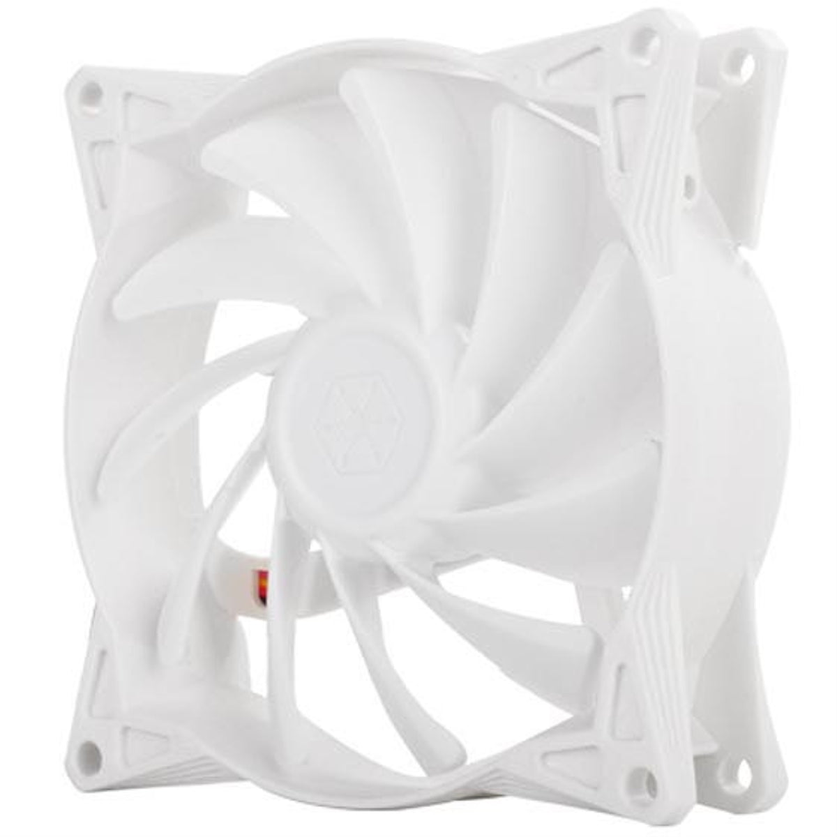 92X92X25Mm / Adjustable Speed Fan / Mixed White Blade Design With White Frame / 3Pin Fan With Speed Controller