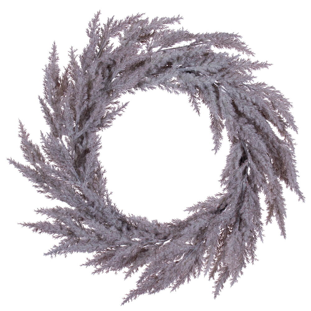 24” Beige Pampas Grass Wreath