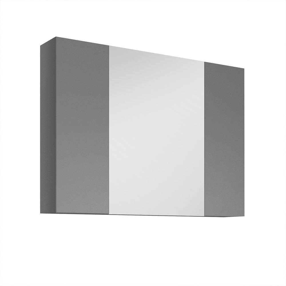 Fresca 32 Gray Medicine Cabinet W/ 3 Doors