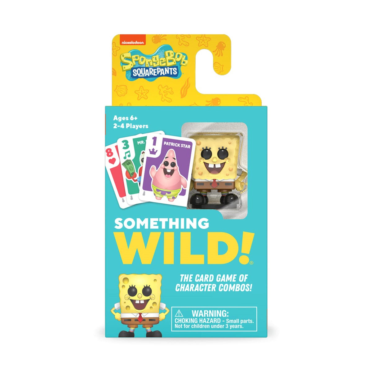 Funko Something Wild! Spongebob Squarepants With Pocket Pop! Card Game For 2-4 Players Ages 6 And Up