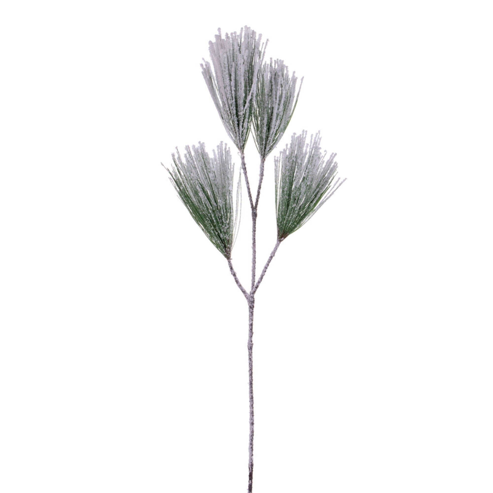 Vickerman 25” Artificial Snow Pine Needle Spray 3 per bag.